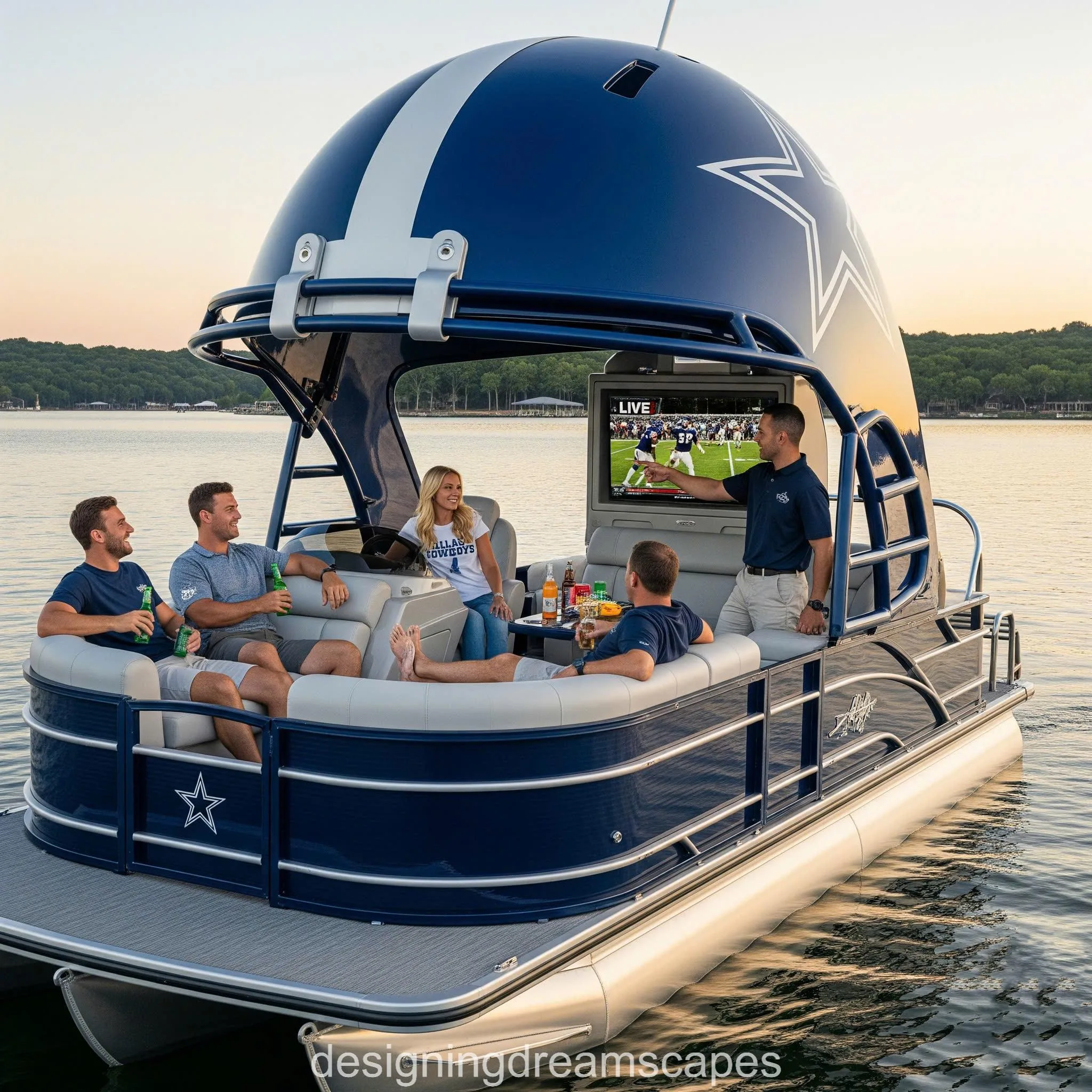 Touchdown on Water: The Rise of Football Helmet Pontoons