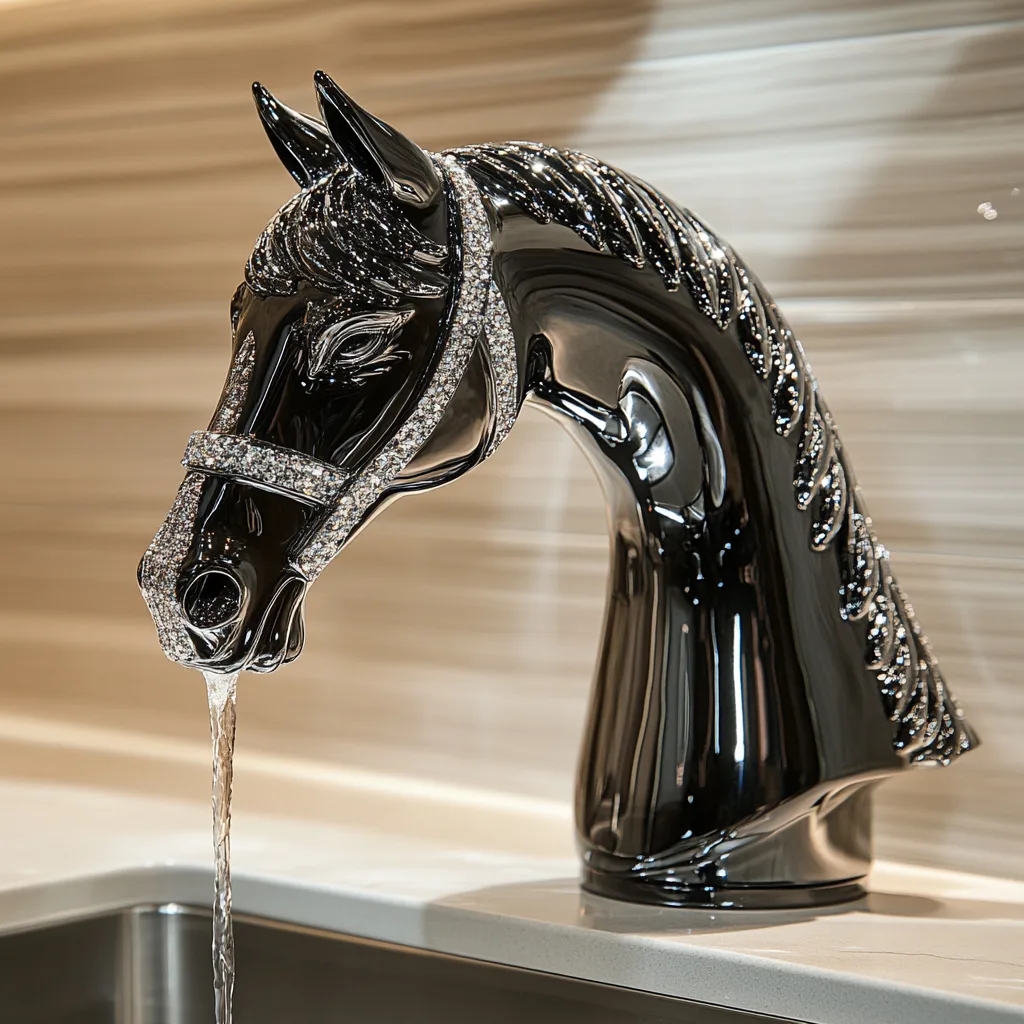 Incorporating Horse Shaped Faucets into Different Rooms