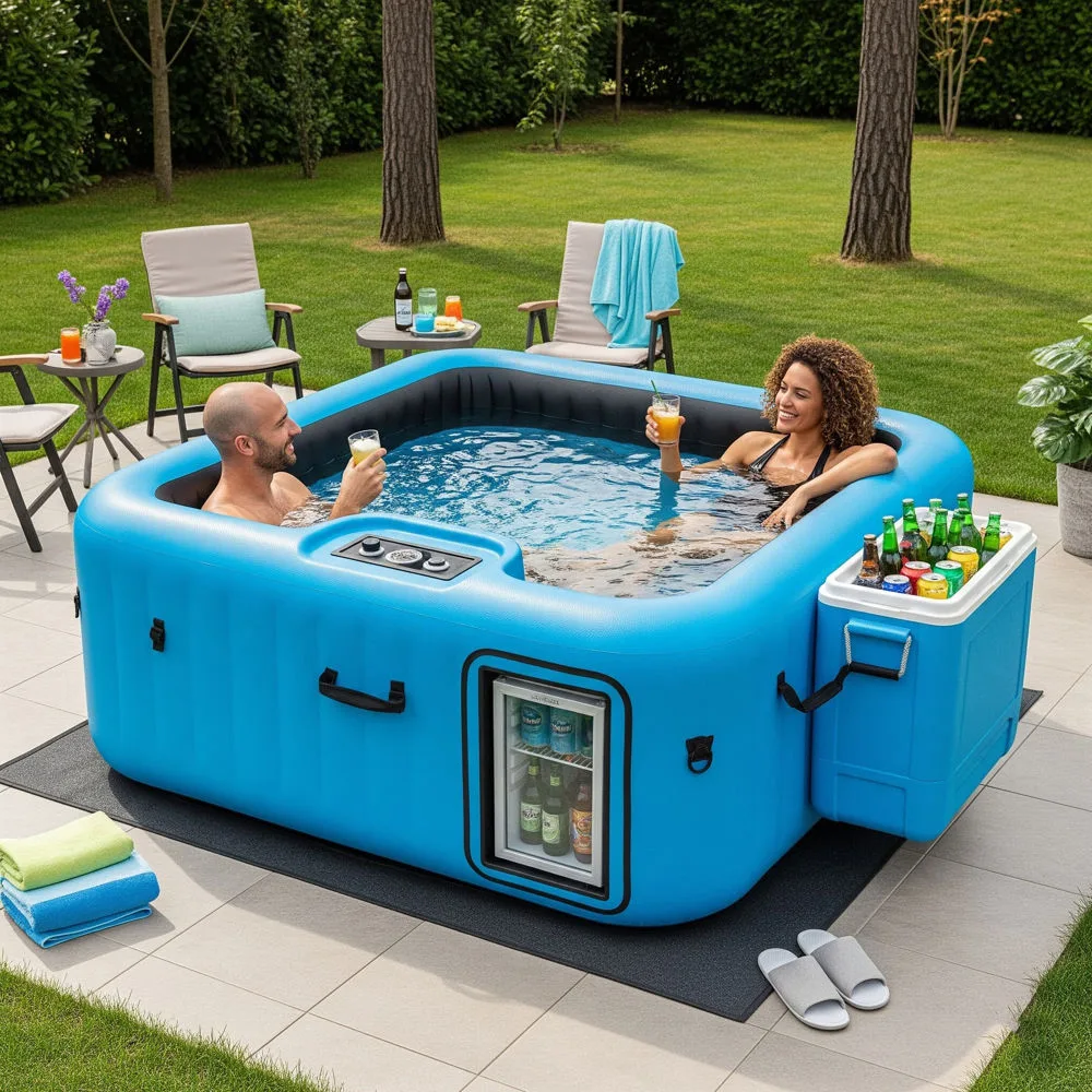 Benefits of Hot Tubs with Coolers and Fridges