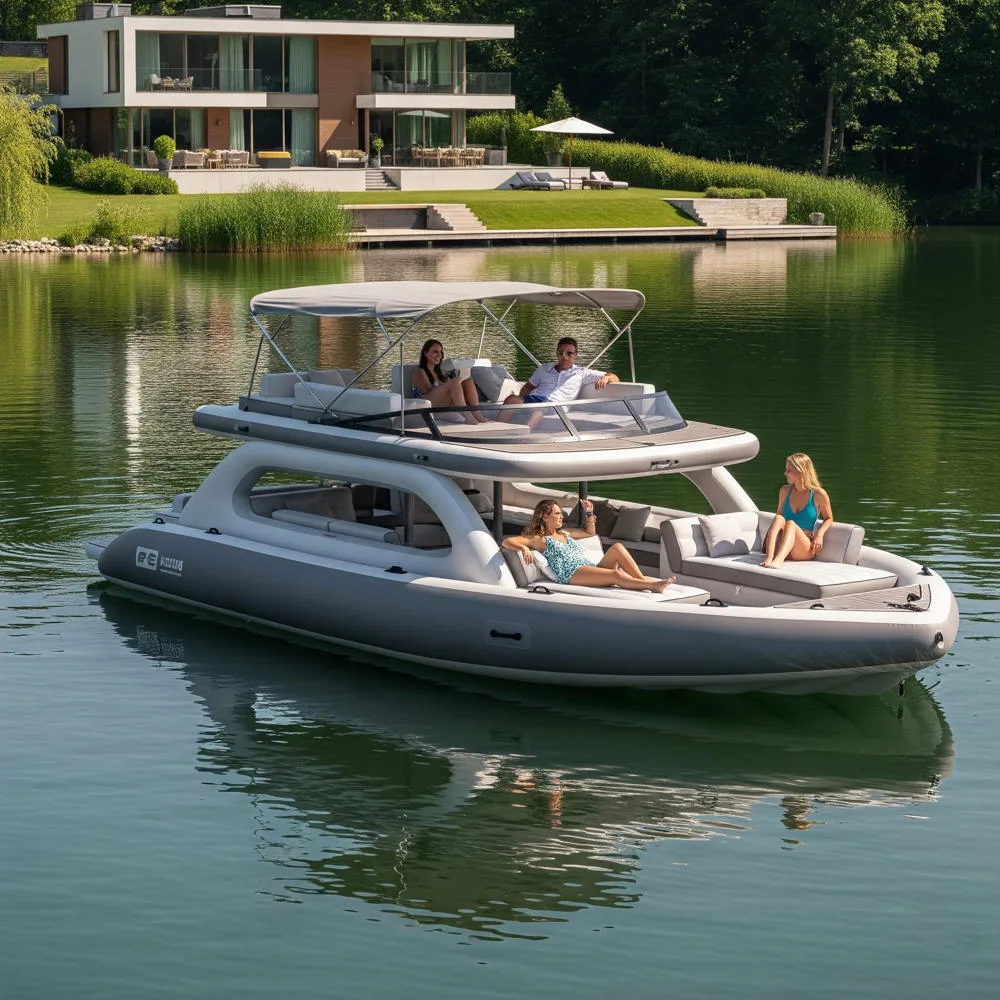 Features, Functionality, and Lifestyle Benefits of Inflatable Pontoon Boat Lake Floats