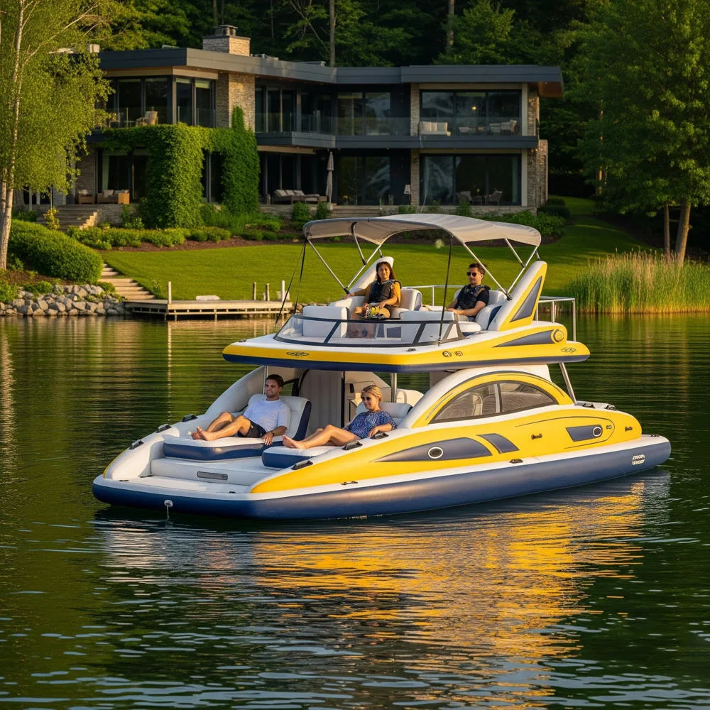 Where to Use Inflatable Pontoon Lake Floats