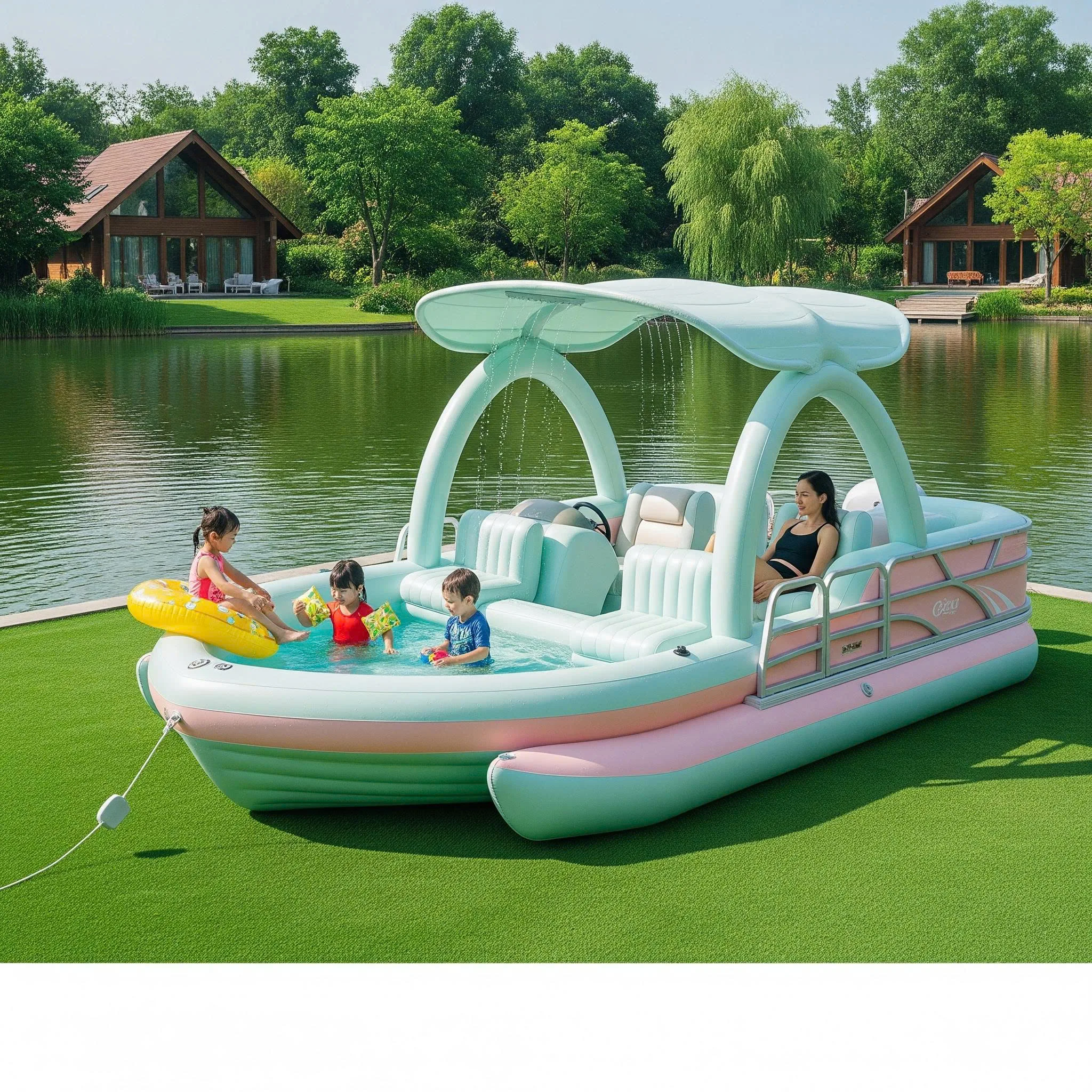 What is an Inflatable Pontoon Pool?