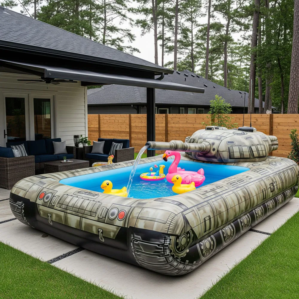 Design, Appeal, and Cultural Buzz of Inflatable Tank Pools