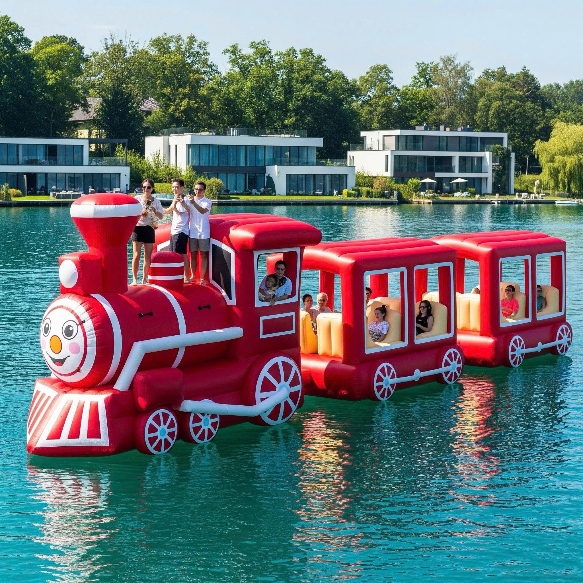 The Magic Behind the Inflatable Train Concept