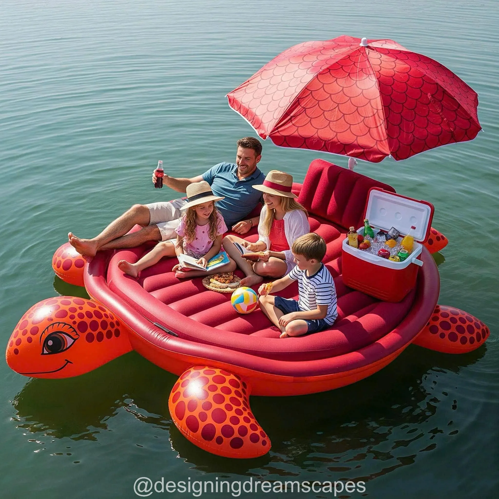 Inflatable Turtle Float: Dive into Fun with This Adorable Pool Companion