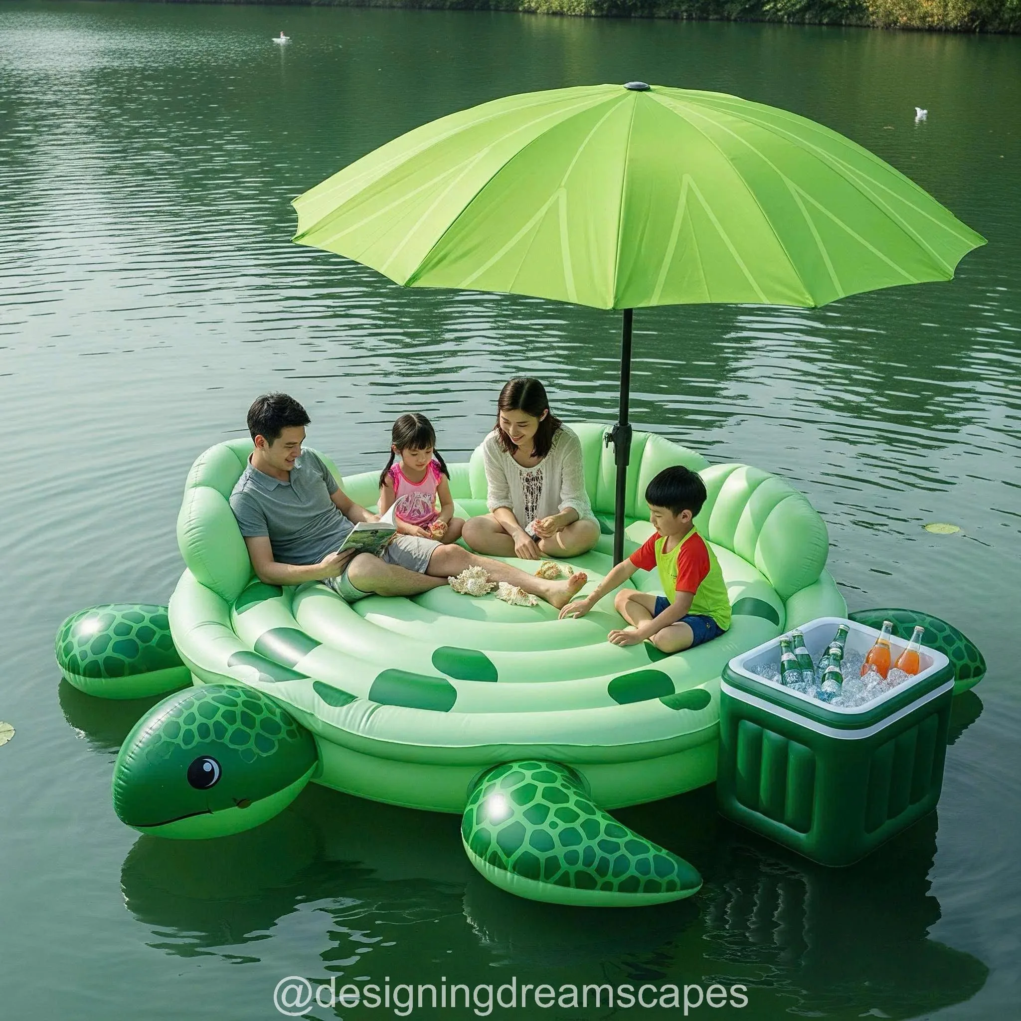 Inflatable Turtle Float: Dive into Fun with This Adorable Pool Companion
