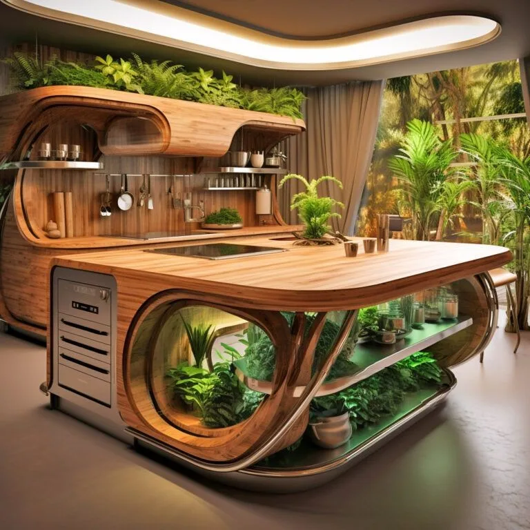 What Are Kitchen Islands with Hydroponic Gardens?