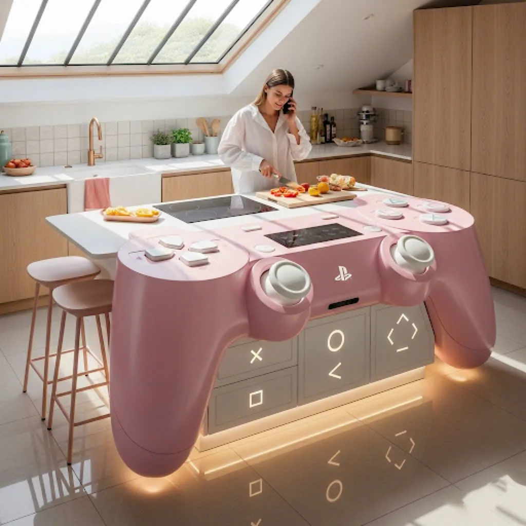 The Concept Behind a PlayStation Themed Kitchen