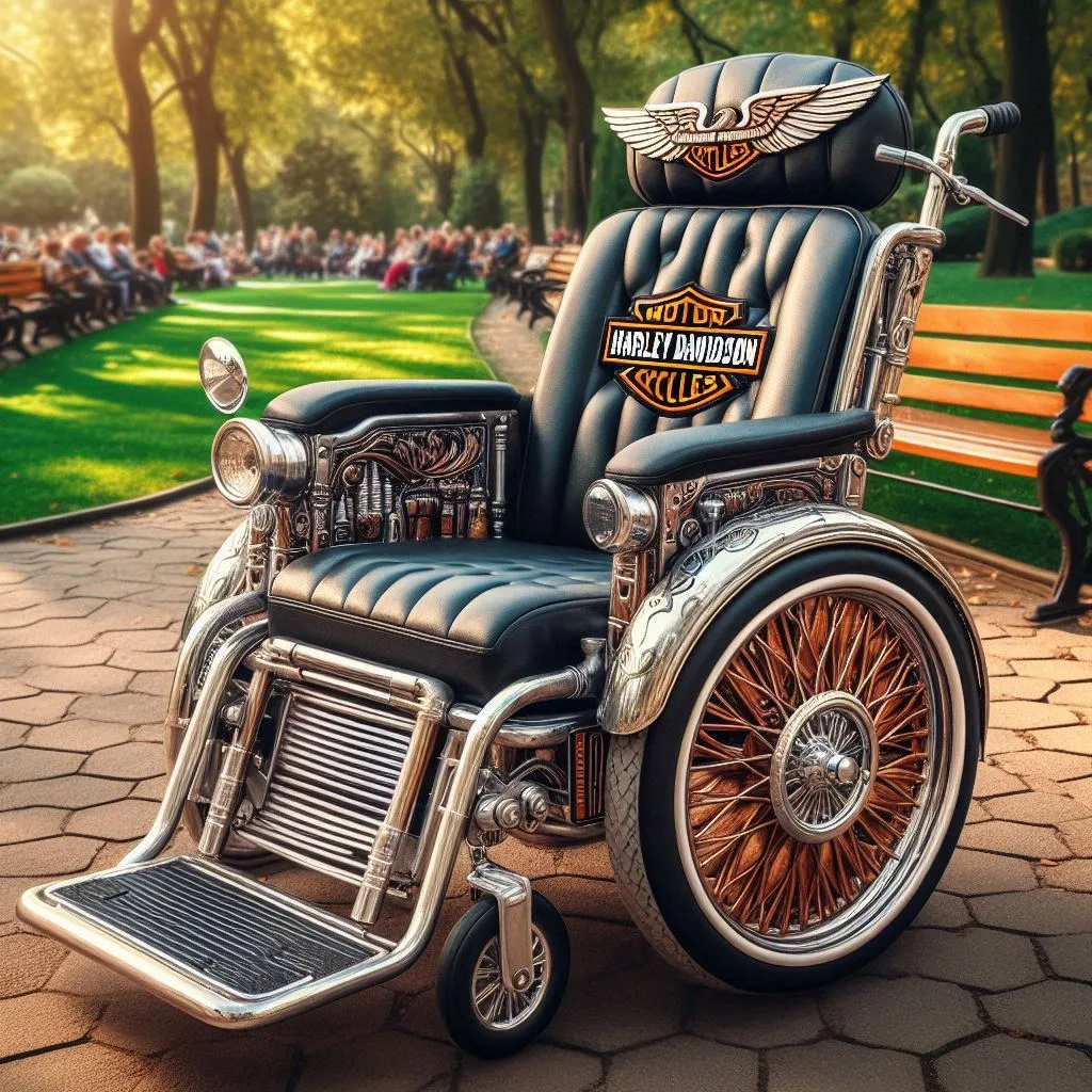 Custom Design Features in Harley Davidson Wheelchairs