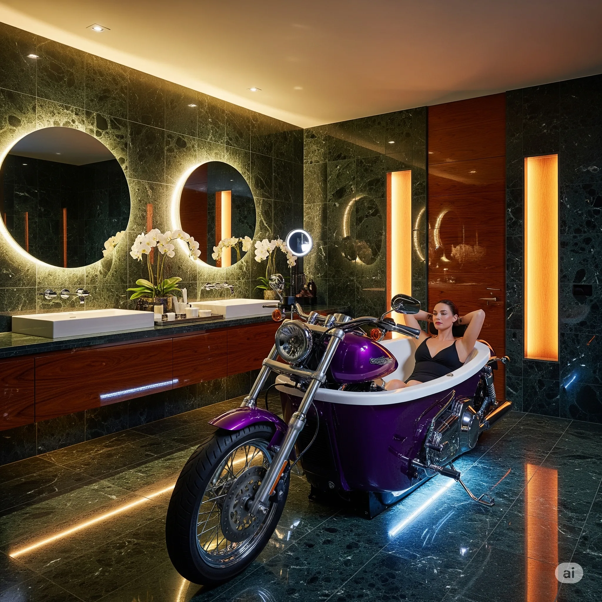 Harley Bathtubs: Soak in Style with a V-Twin Attitude