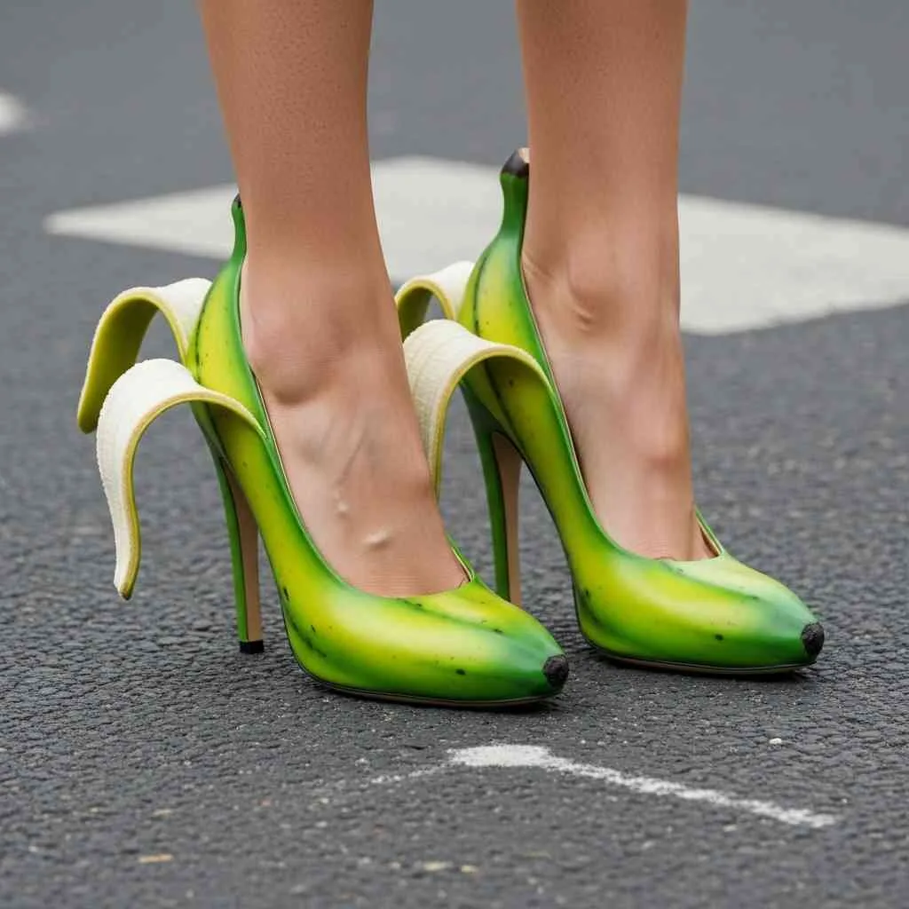 What Are Banana Shaped High Heels?