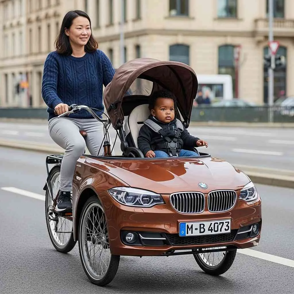 The Future of Urban Family Mobility – Discover the BMW Cargo Bike Stroller Revolution