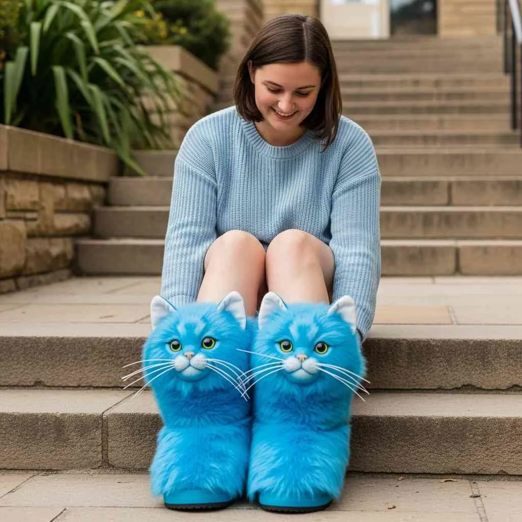 Fluffy Cat Boots - The Cozy Footwear Trend Taking Over Winter Fashion