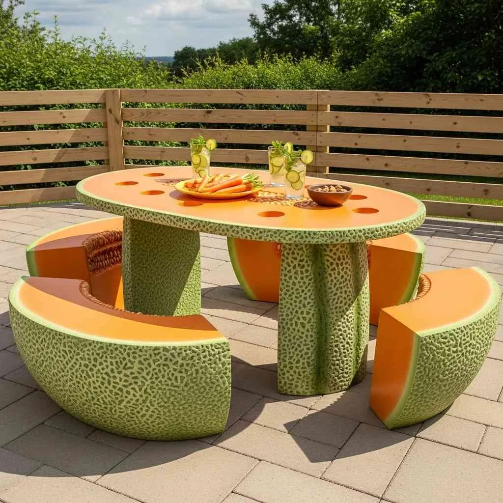 How to Use Fruit Shaped Picnic Tables in Different Settings