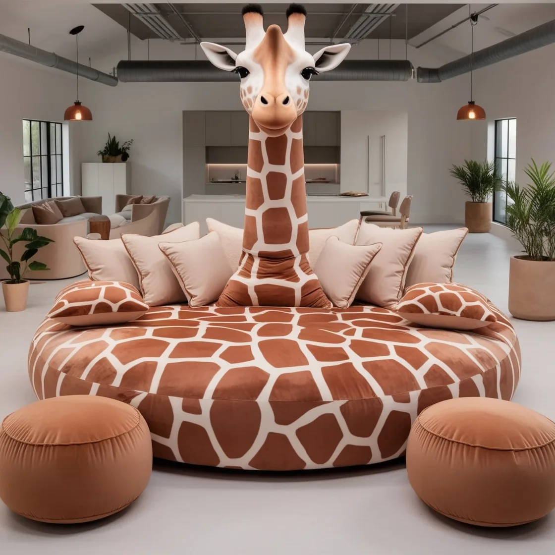 Comparing Giant Giraffe Loungers with Other Themed Loungers and Playful Furniture