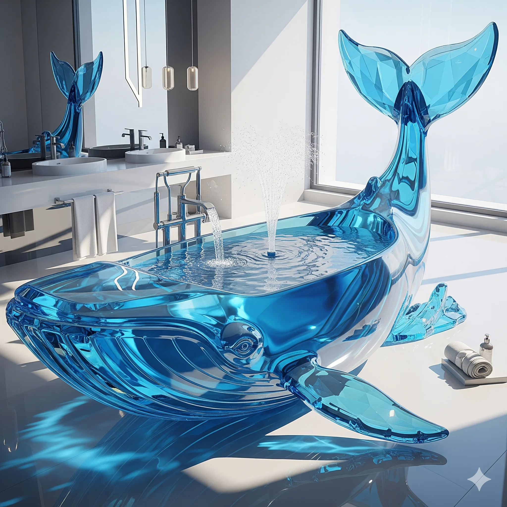 How to Incorporate and Use Glass Sea Creature Bathtubs in Your Home