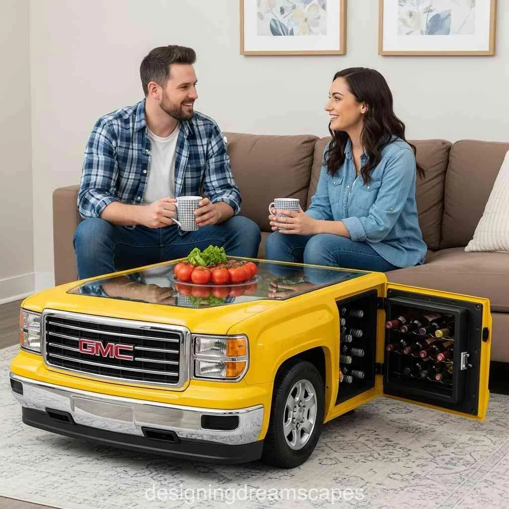 Truck-Inspired Chic: GMC Coffee Tables for Bold Living Rooms