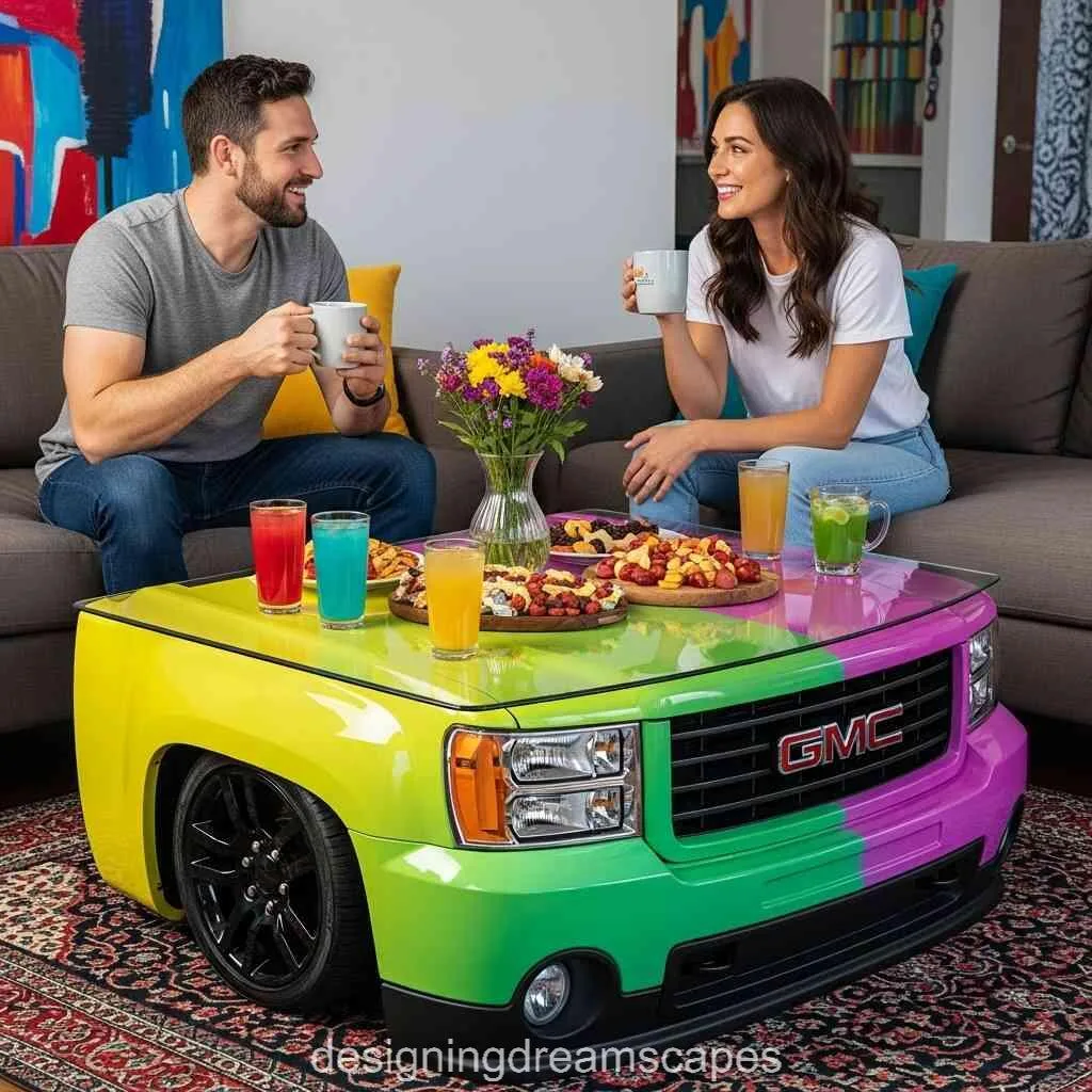 Truck-Inspired Chic: GMC Coffee Tables for Bold Living Rooms