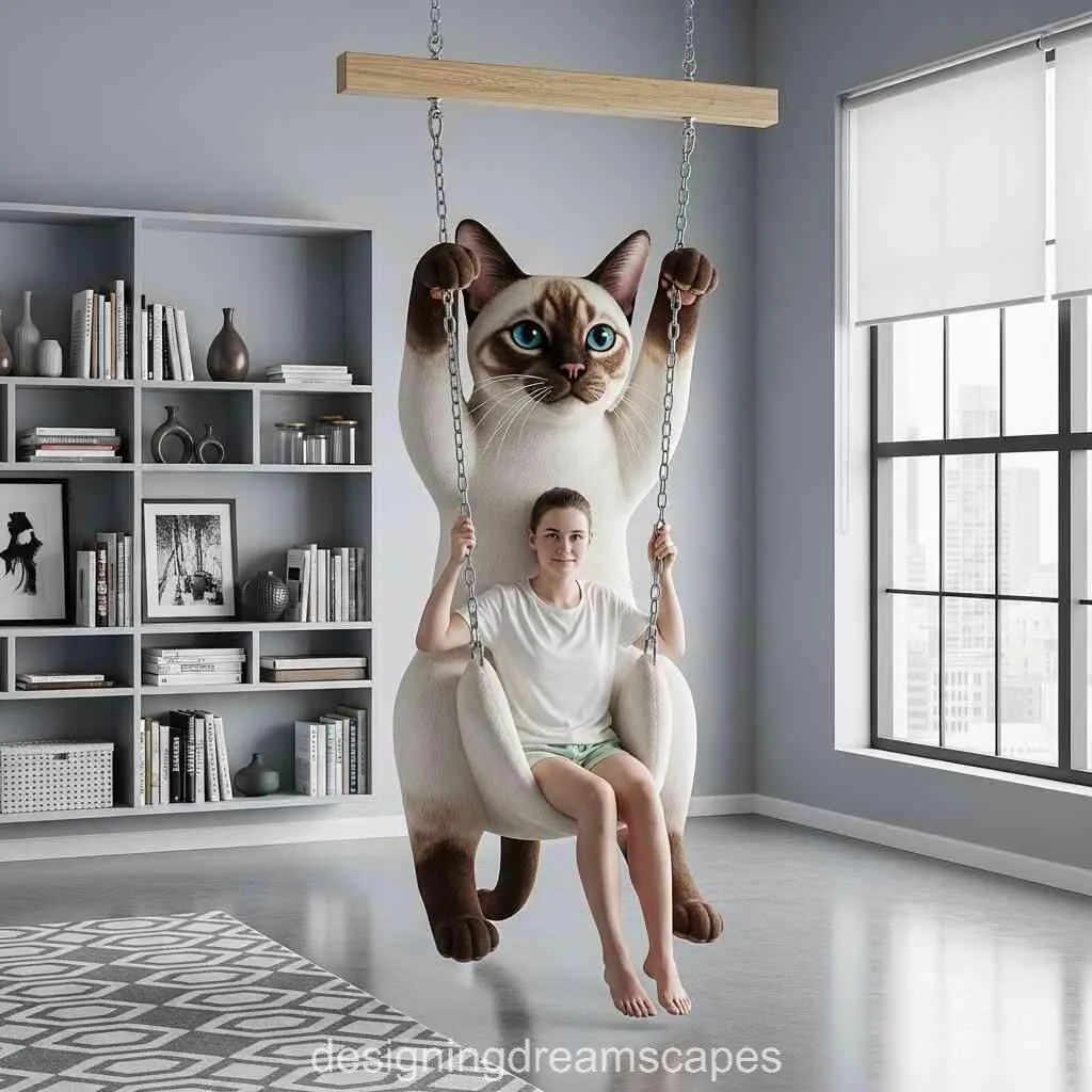 Swing Like a Cat: The Adorable World of Giant Cat Swings