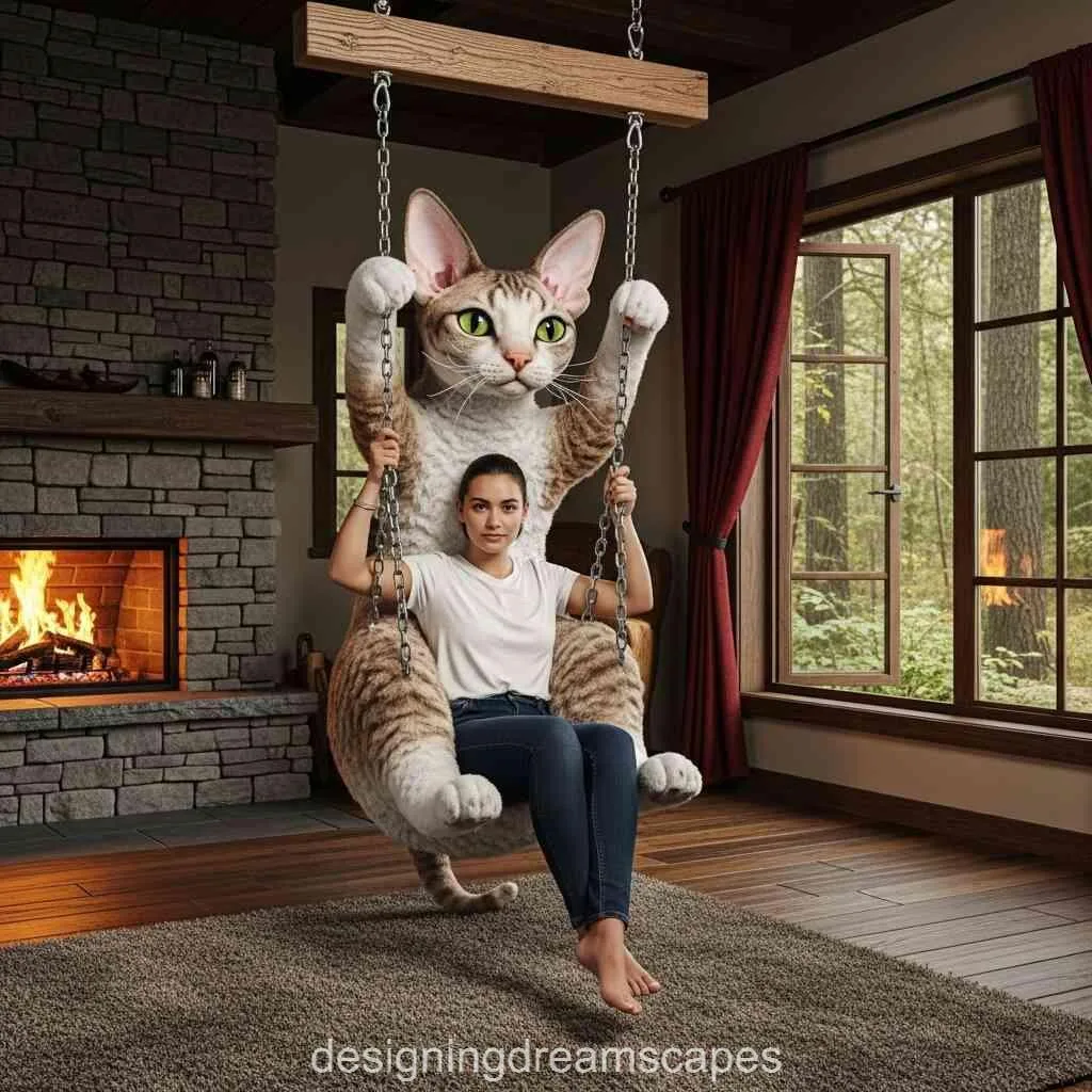Swing Like a Cat: The Adorable World of Giant Cat Swings