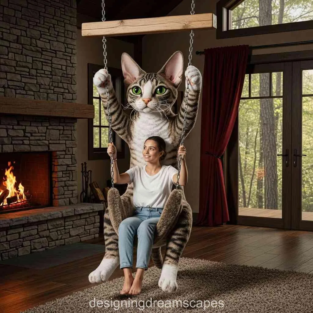Swing Like a Cat: The Adorable World of Giant Cat Swings