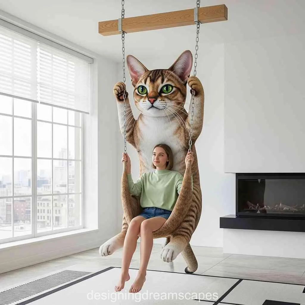 Swing Like a Cat: The Adorable World of Giant Cat Swings