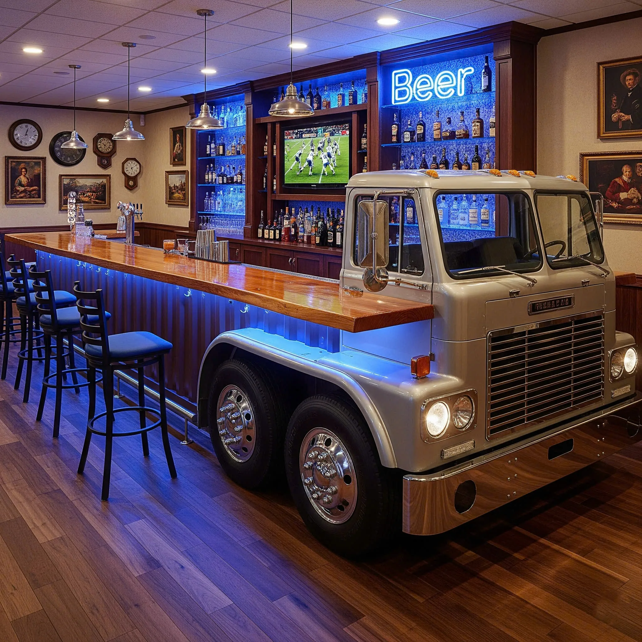 Designing Your Semi-Truck Home Bar - Crafting a Unique and Functional Space