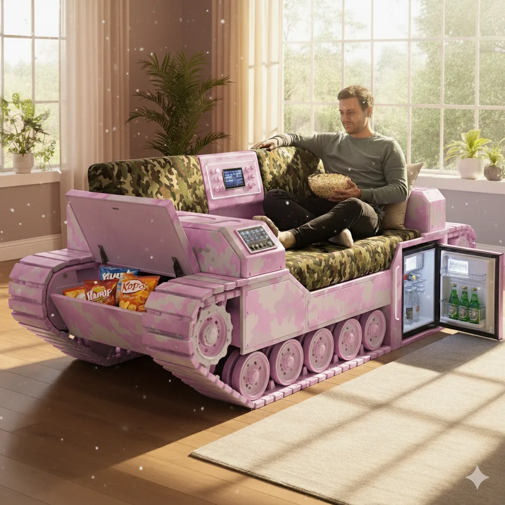 The Ultimate Lounge Experience: Exploring the Tank Recliner with Built-In Mini Fridge