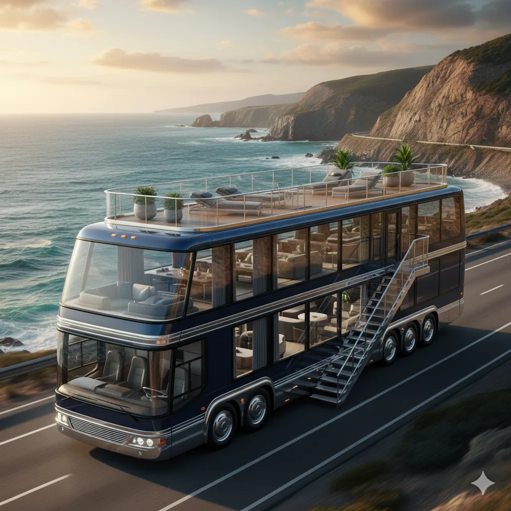 The Unique Design and Architecture of a 3-Storey RV