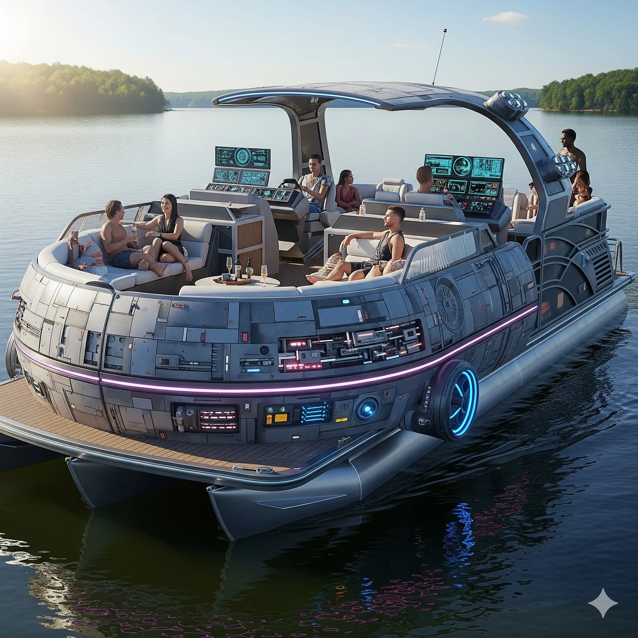 Safety Considerations While Using Your Star Wars Pontoon Boat