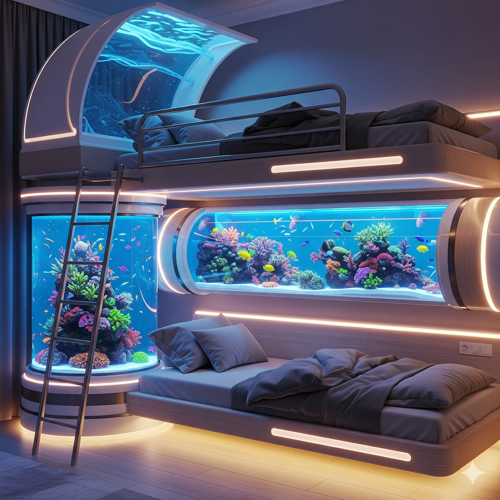 Exploring the Magic of Aquarium Bunk Beds - Where Imagination Meets Practicality