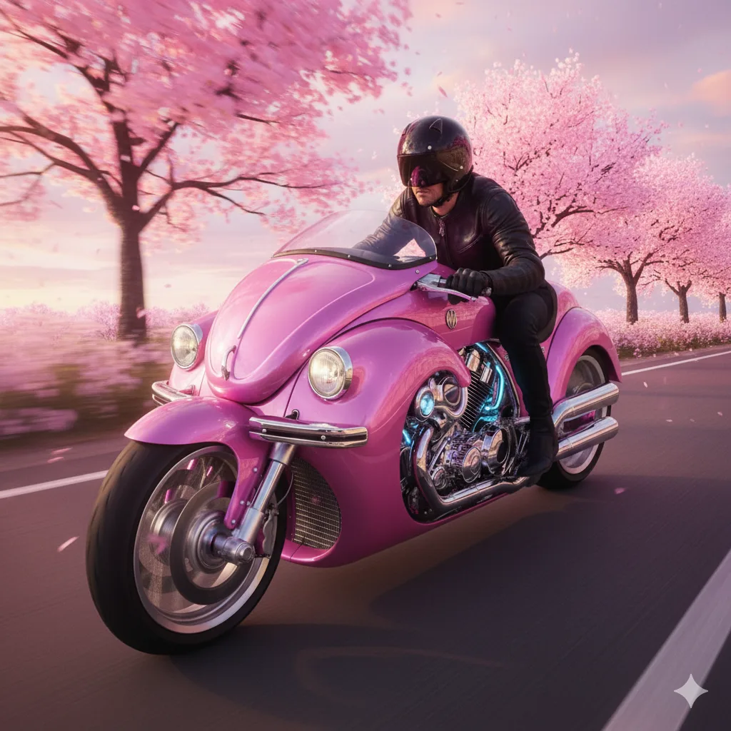 Rediscovering Vintage Charm - The Allure of the Classic VW Beetle Motorcycle
