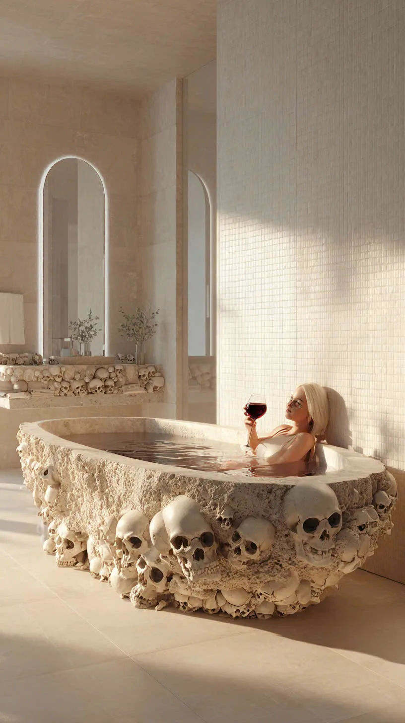 Design & Material Options for a Skull Inspired Bathtub