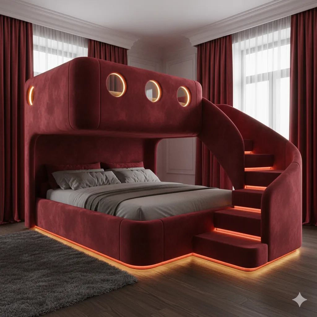A Look at Accessories for Velvet Bunk Beds