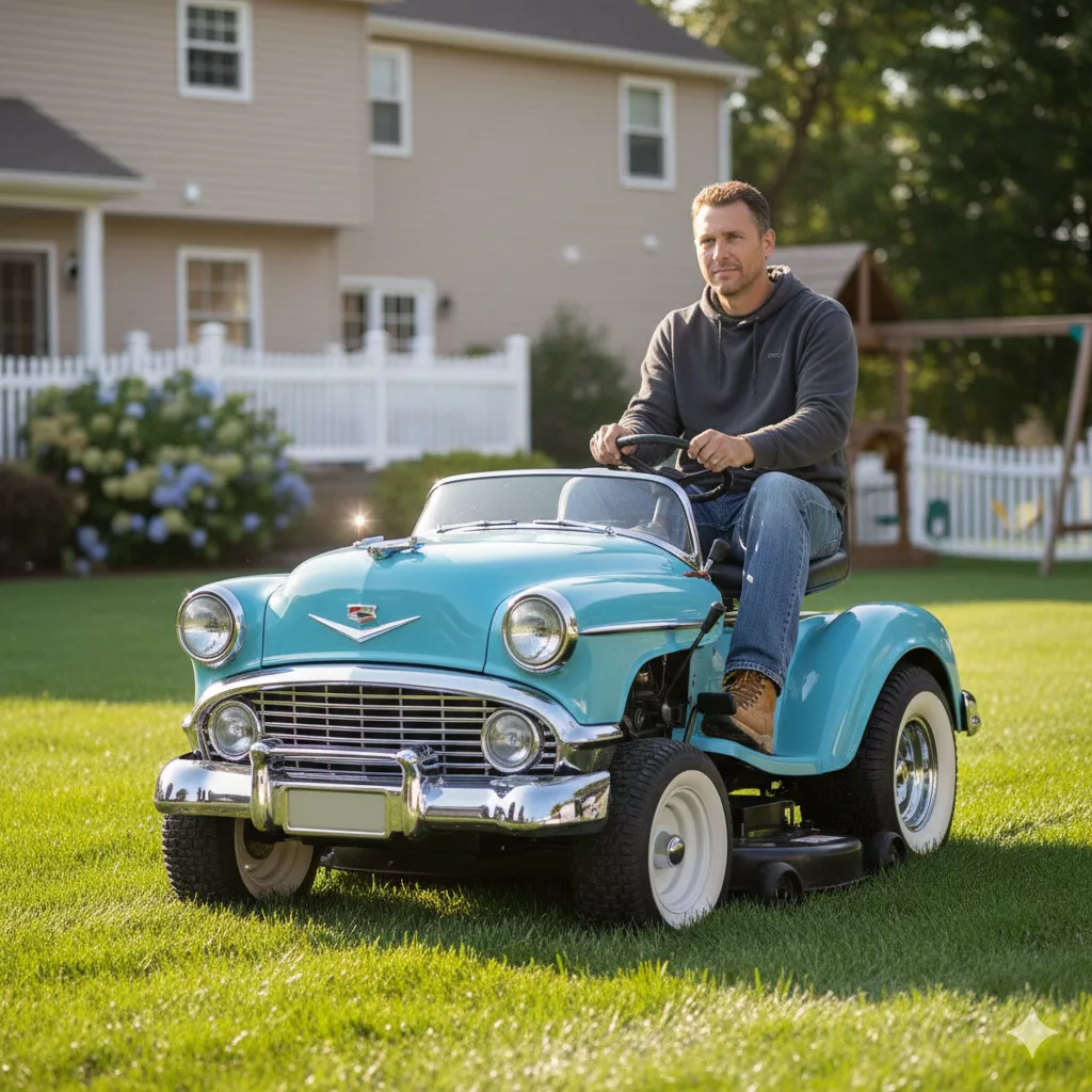 The Community and Culture Surrounding Classic Car Riding Lawn Mowers