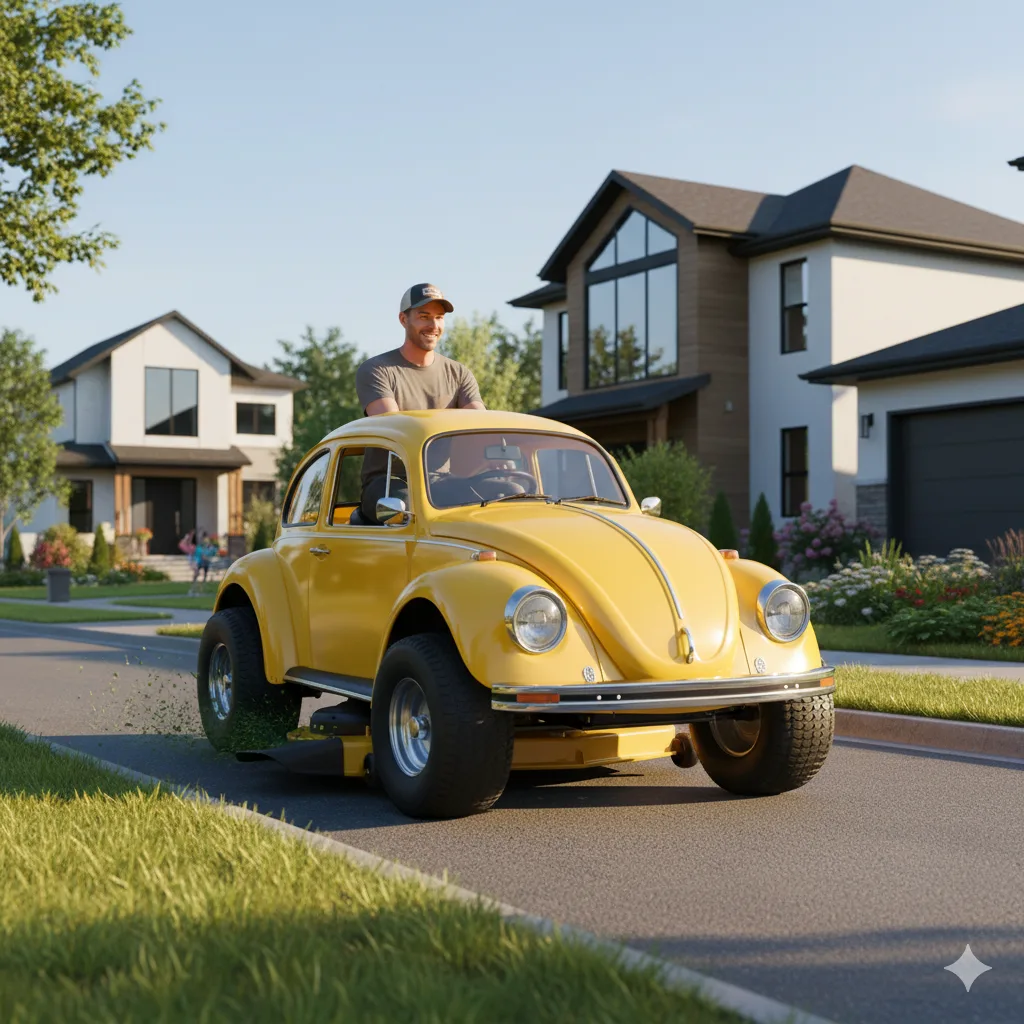 Discovering the Unique Charm of VW Beetle Riding Mowers - A Retro Twist on Lawn Maintenance