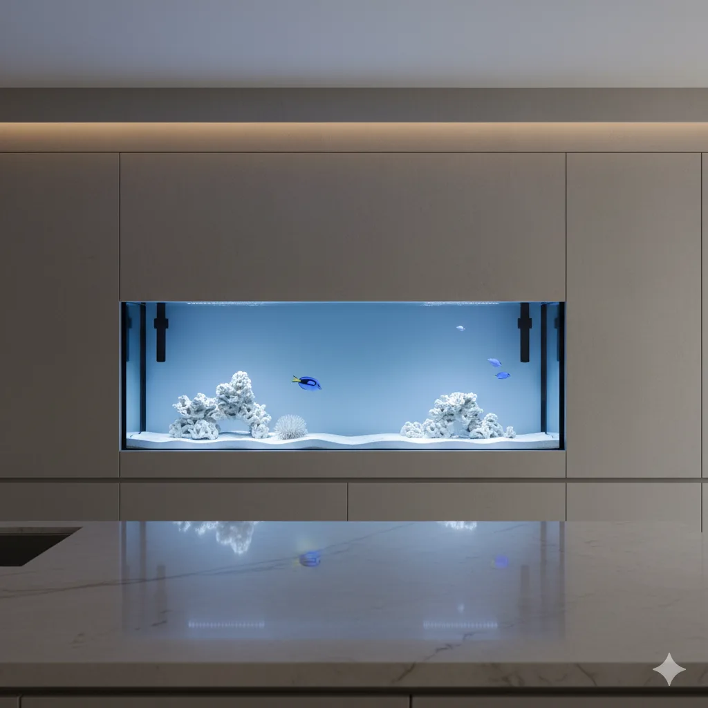 The Enchanting Appeal of an Aquarium Kitchen Island Chandelier
