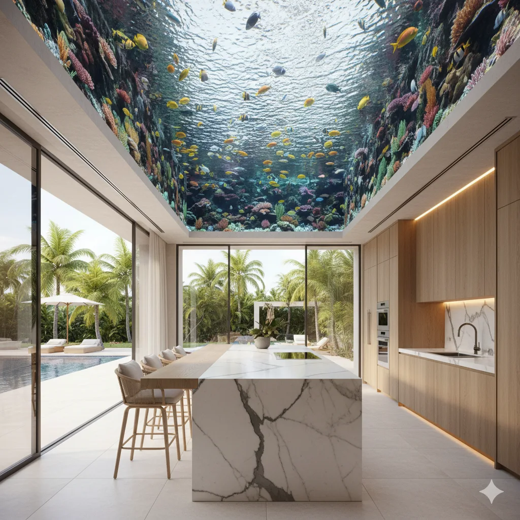 Illuminating Elegance - How the Aquarium Kitchen Island Chandelier Transforms Your Space