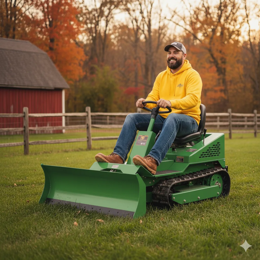 Examples of Tasks You Can Perform with a Bulldozer Lawn Mower