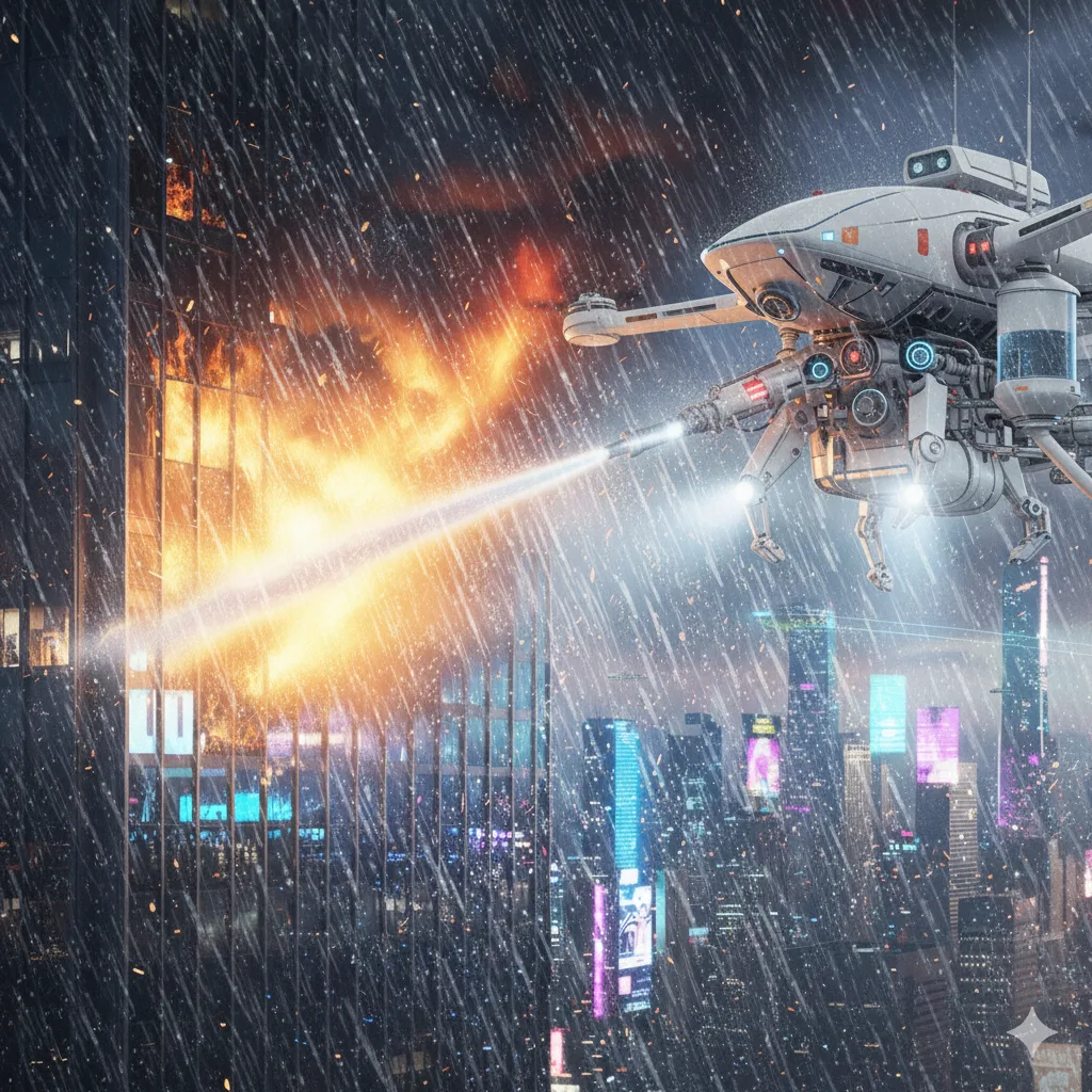 Design and Technology Behind Firefighting Drones for Skyscraper Fires