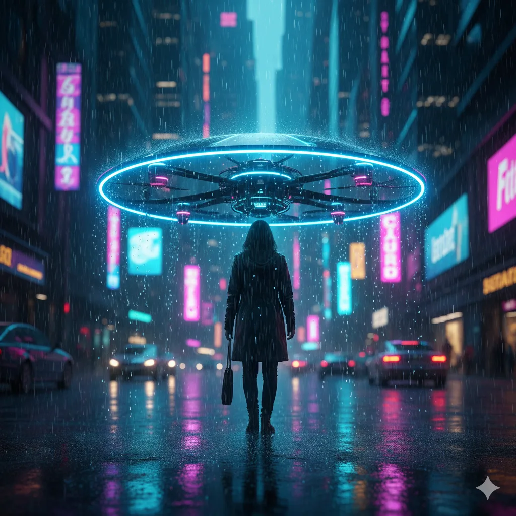 Advantages and Challenges of Using Umbrella Drones