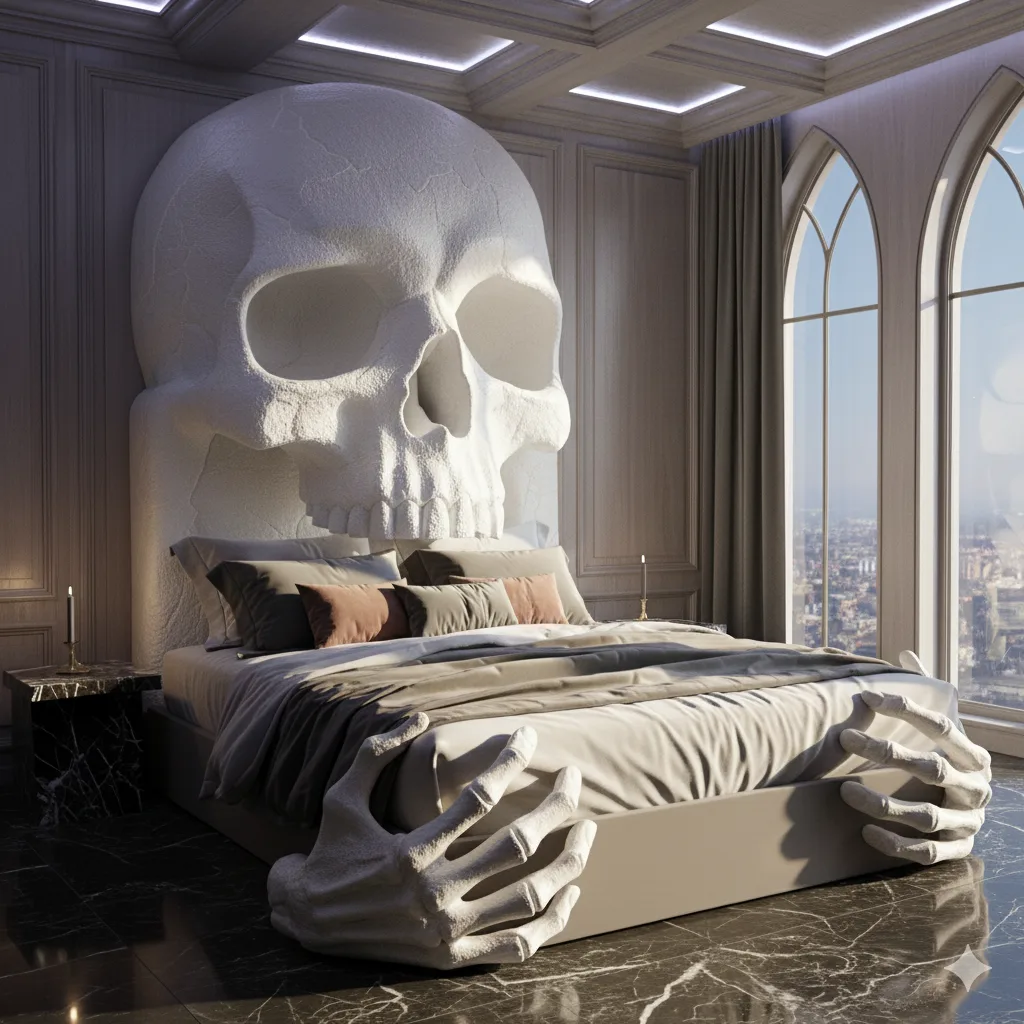 Make a Bold Statement with Big Skull Loungers - The Ultimate Seat of Style and Comfort
