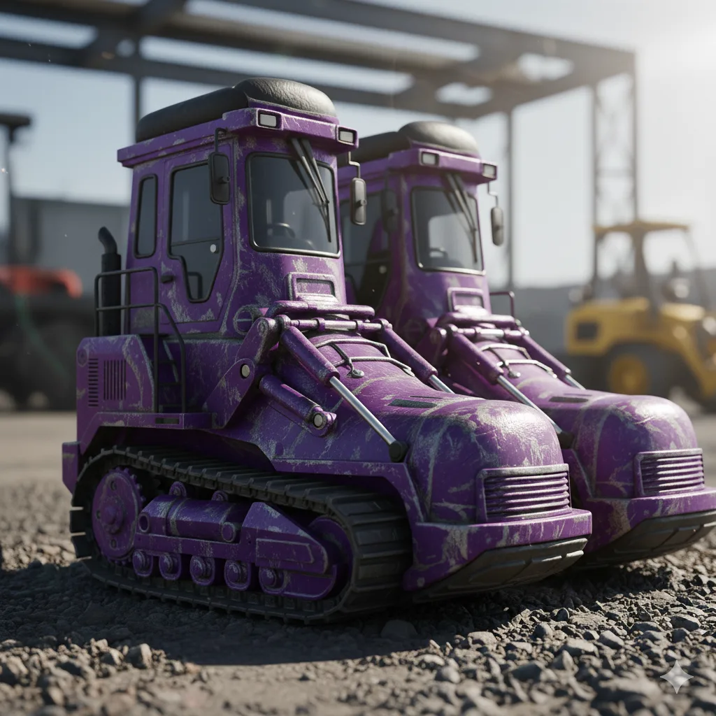 The Creative Appeal and Functional Use of Bulldozer Shaped Work Boots