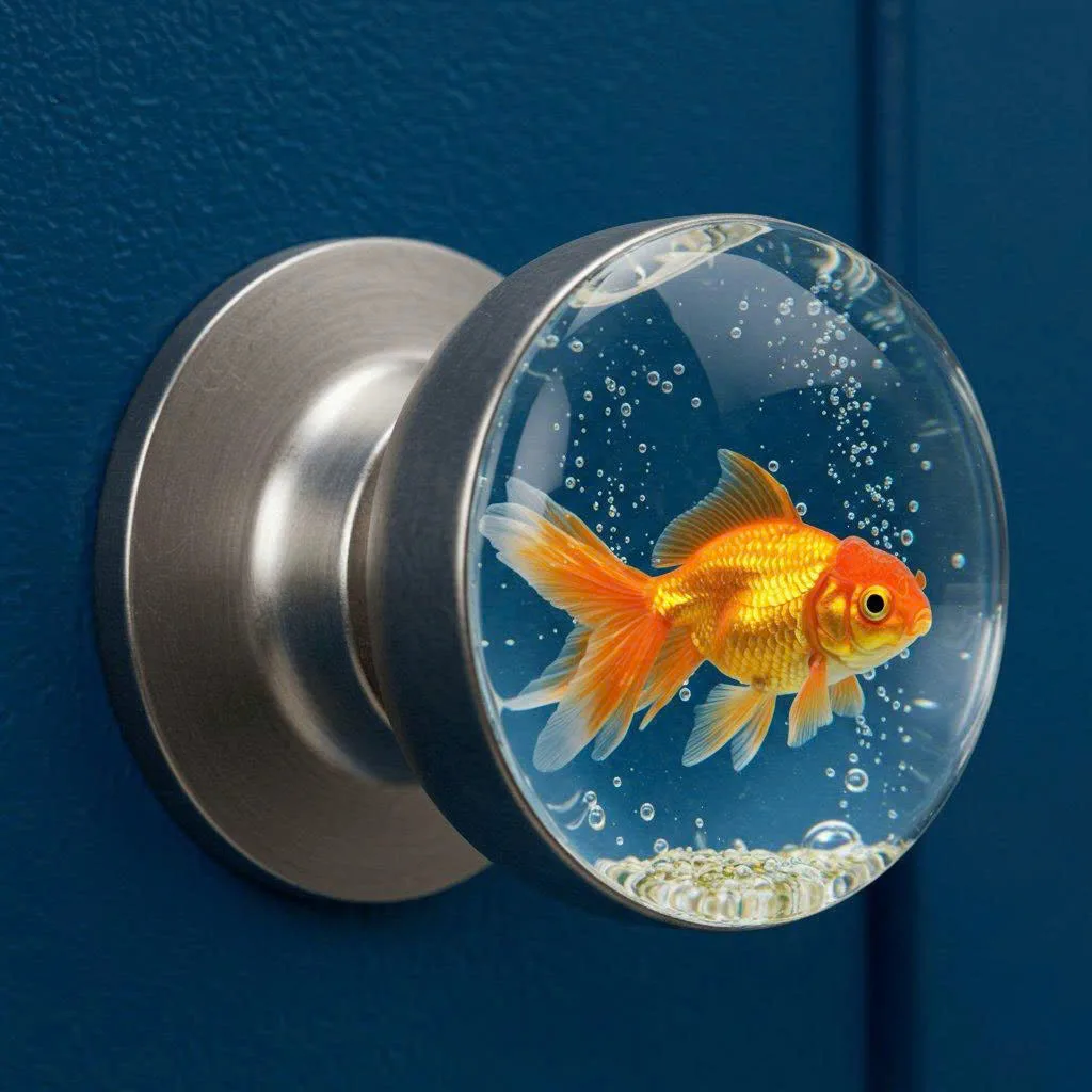 Maintenance and Care for Faux Aquarium Doorknobs