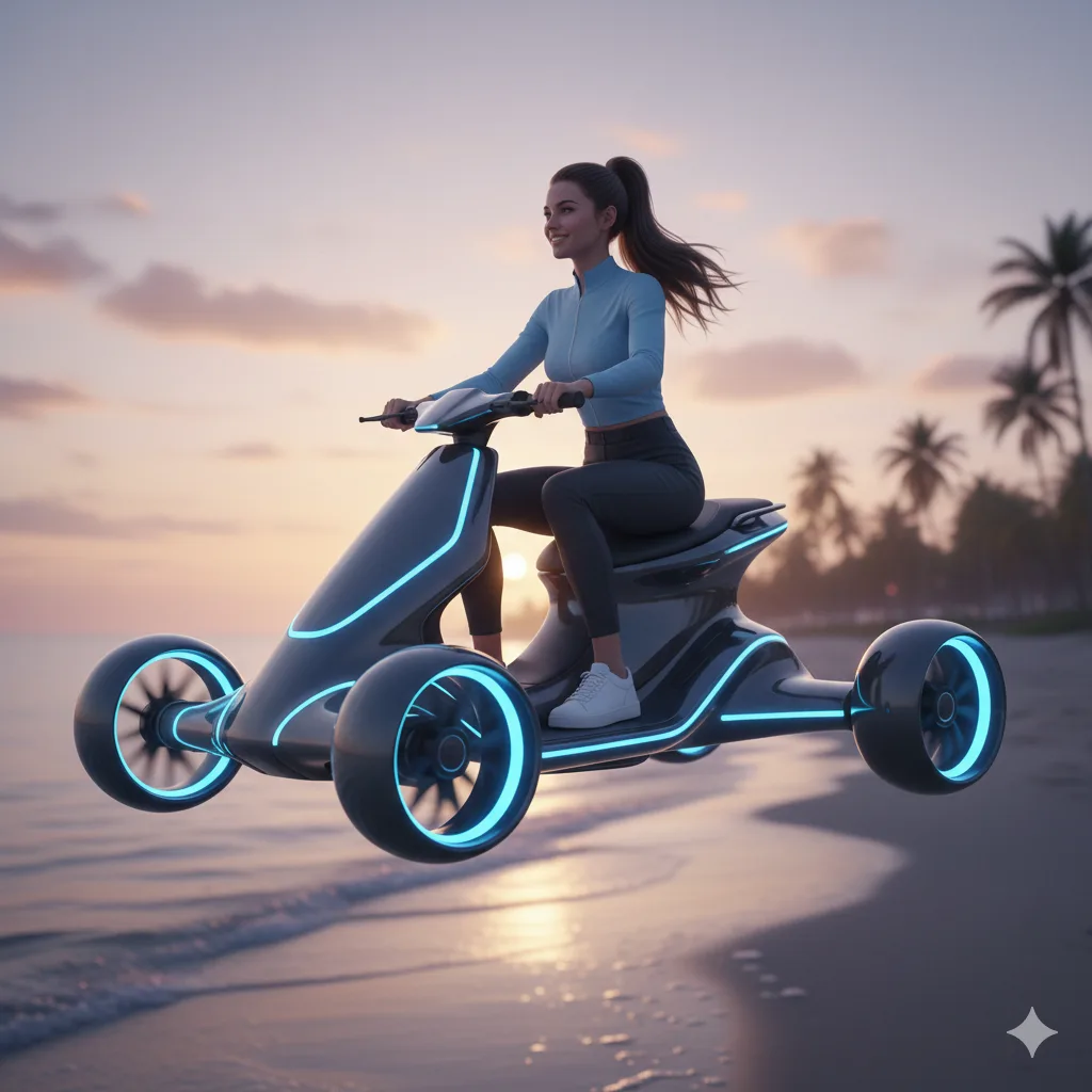 Comparing Scooter Drones with Other Emerging Transportation Technologies
