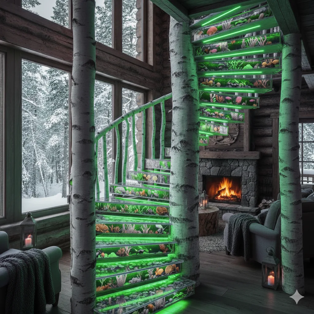 The Artistic and Functional Potential of the Birch Tree Staircase