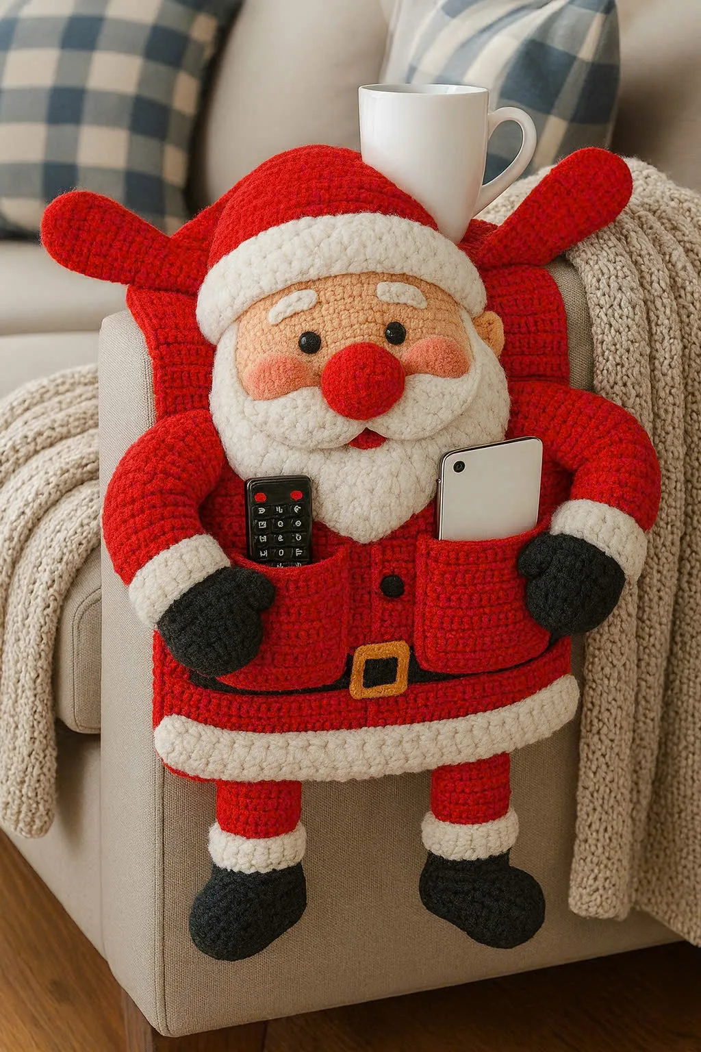 Creative Uses for the Christmas Crochet Sofa Organizer During the Festive Season