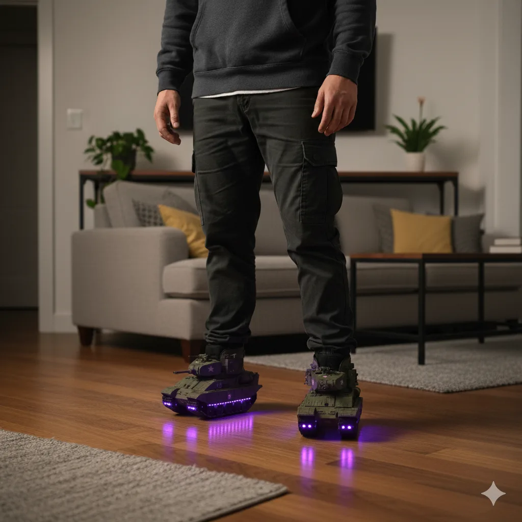 Exploring the Future of Combat Footwear: The Revolutionary Motorized Tank Boots