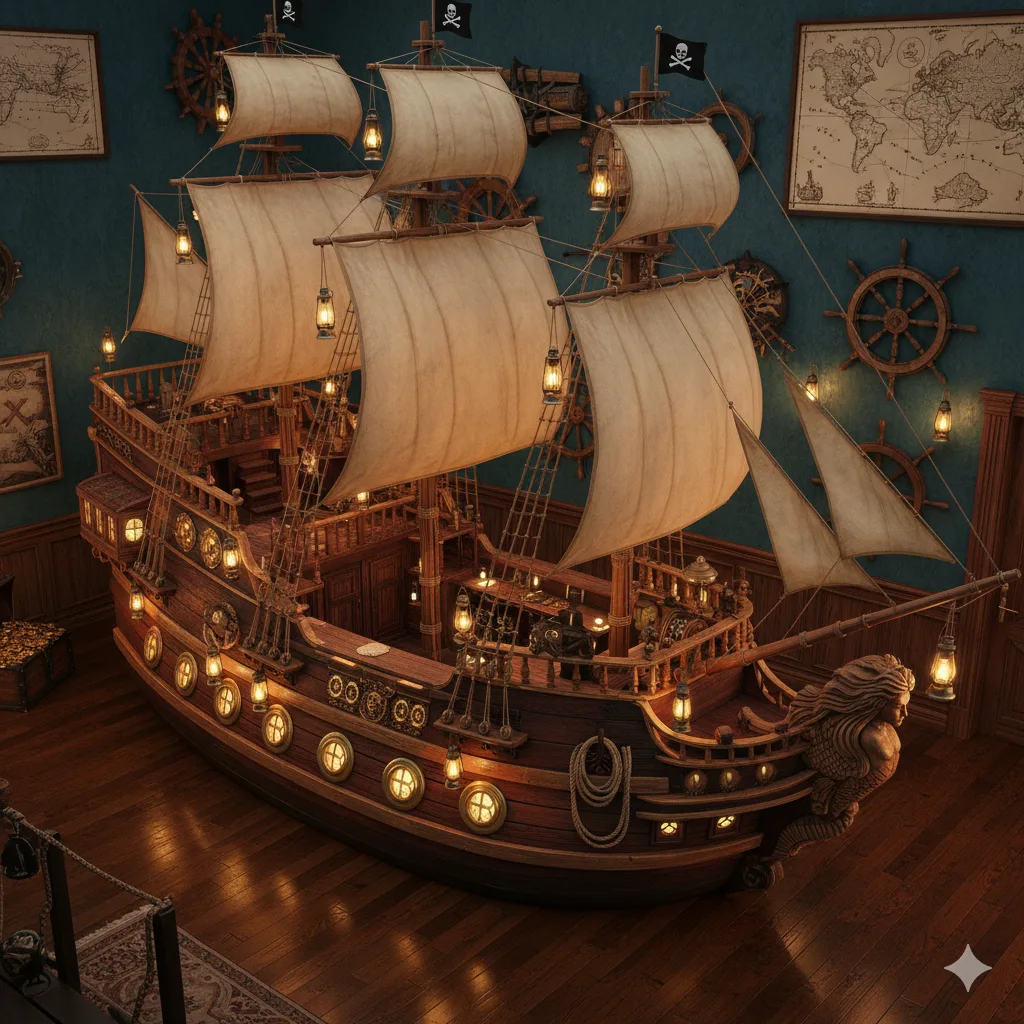Comparing Styles and Materials for Your Wooden Pirate Ship Home Bar