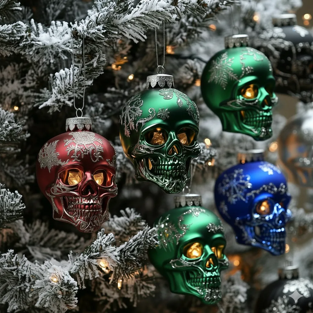 Tips and Ideas for Showcasing Skull Bauble Christmas Decor